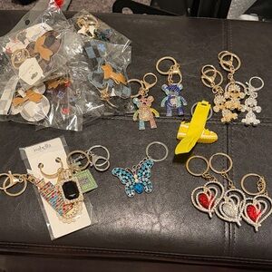 Assorted Fashion Bag Charm Bundle - 20 pieces!